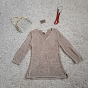 August Silk knit tunic.